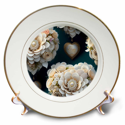 image of 8 inch Porcelain Plate