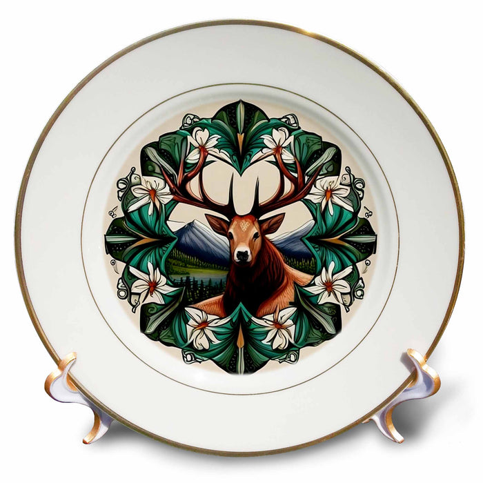 image of 8 inch Porcelain Plate