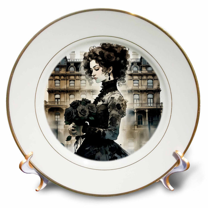 image of 8 inch Porcelain Plate