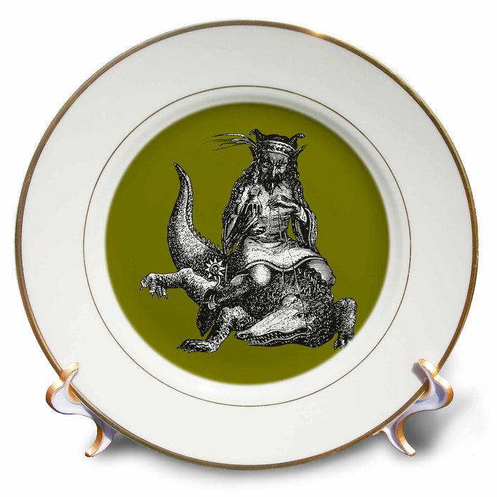 image of 8 inch Porcelain Plate