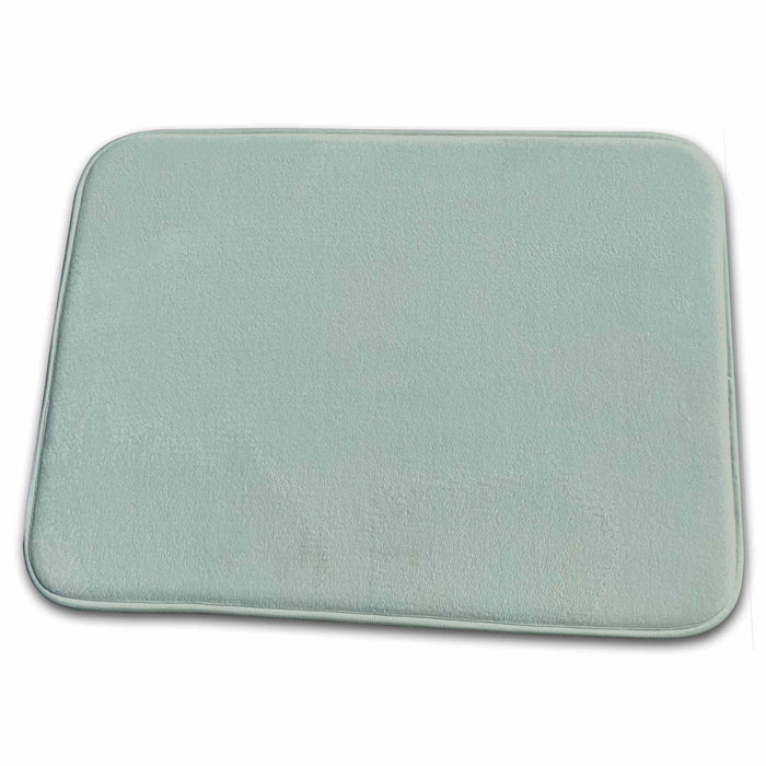 Dish Drying Mat - Print of Gray Sea foam Designer Colors For Spring And Summer