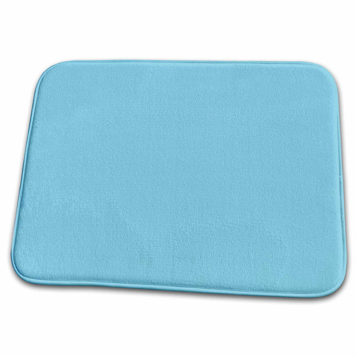 Dish Drying Mat - Print of Blue Light Designer Colors For Spring And Summer