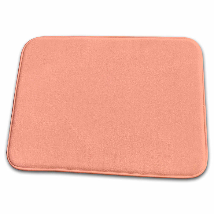 Dish Drying Mat - Print of Coral Medium Designer Colors For Spring And Summer