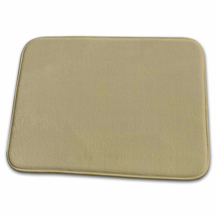 Dish Drying Mat - Print of Khaki Neutral Designer Colors For Spring And Summer