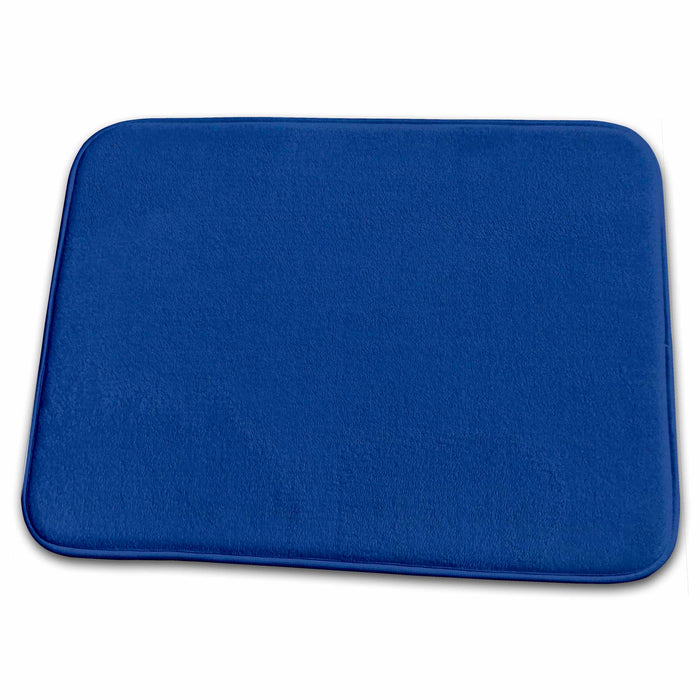 Dish Drying Mat - Print of Blue Dark Denim Designer Colors For Spring And Summer