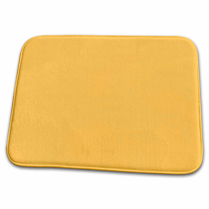 Dish Drying Mat - Print of Floral Marigold Designer Colors For Spring And Summer