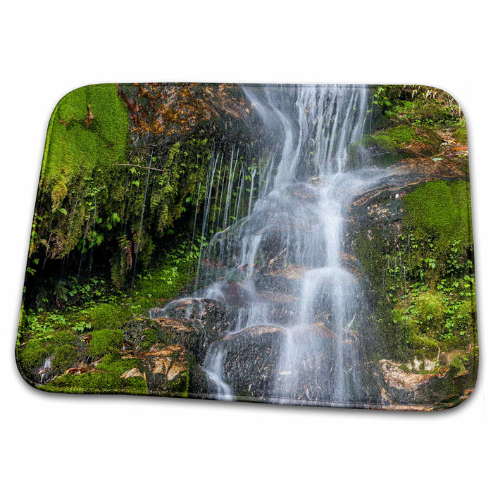 Dish Drying Mat - Bhutan, waterfall, Himalaya Waterfalls