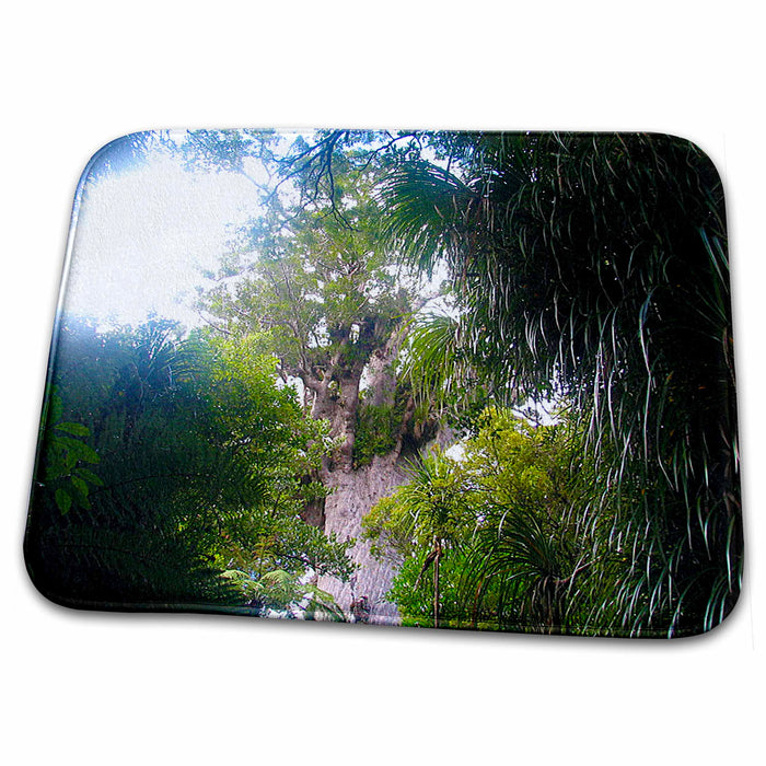 Dish Drying Mat - The Oldest Kauri Tree in New Zealand Tane MahutSprang From Seed 2000 Years Ago During Life of Christ Realistic