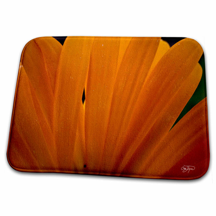 Dish Drying Mat - Passion for the Yellow Flower in Early Morning II Flowers