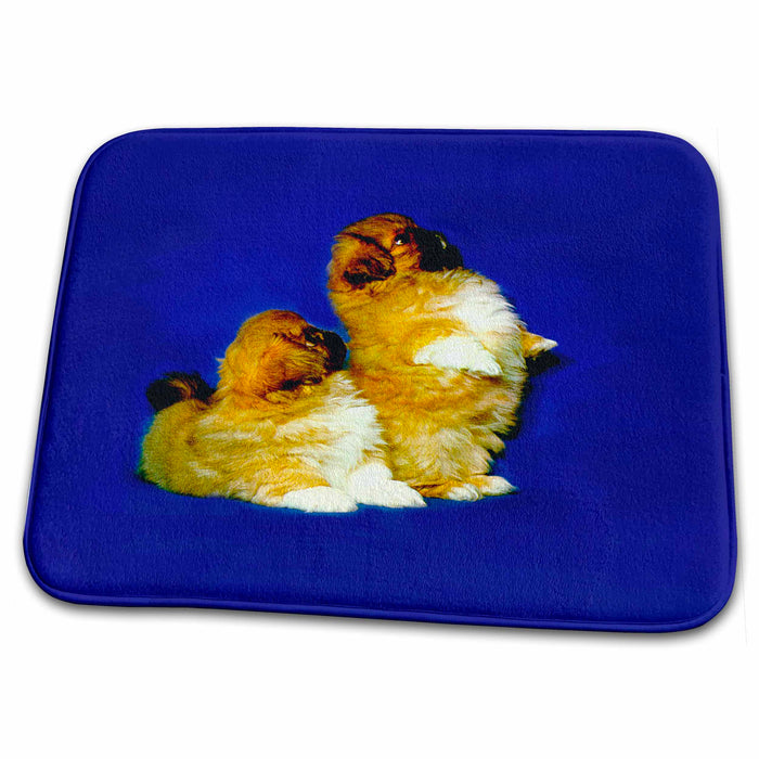 Dish Drying Mat - Pekingese Dogs Pekingese