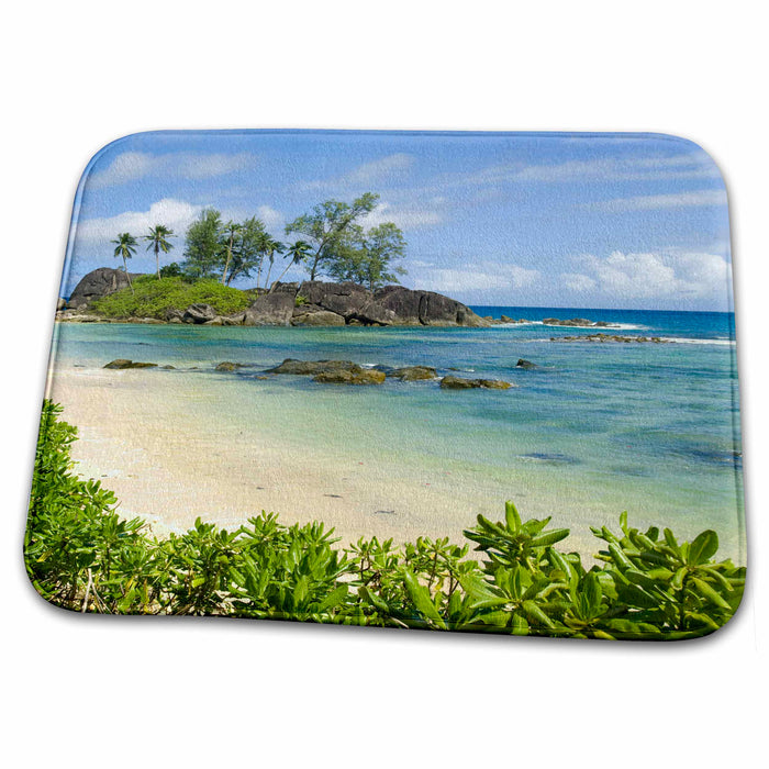 Dish Drying Mat - Coastal view on Mahe Island, Seychelles-AF39 AWR0236 - Alison Wright Seychelles