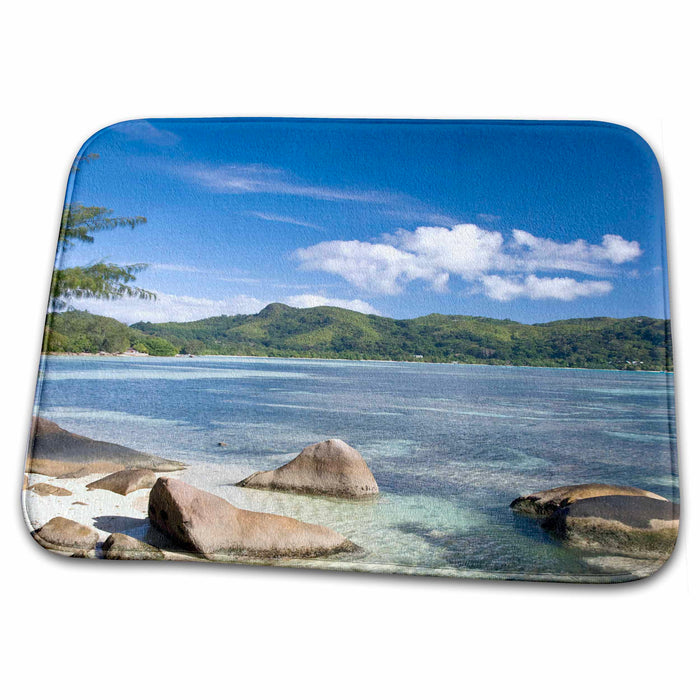 Dish Drying Mat - Seychelles, Mahe Island, Anse a la Mouche-AF39 WBI0115 - Walter Bibikow Seychelles