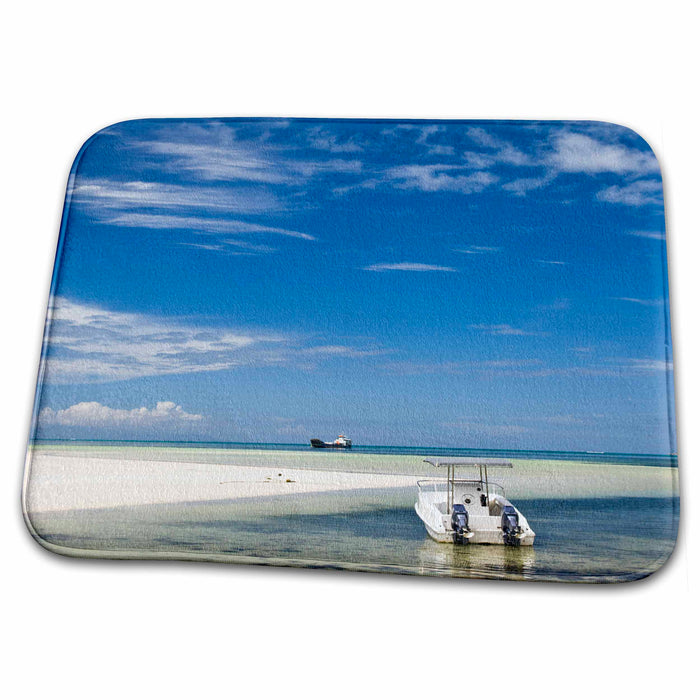 Dish Drying Mat - Seychelles, Praslin Island, Grand Anse Beach-AF39 WBI0316 - Walter Bibikow Seychelles