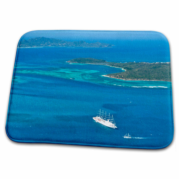 Dish Drying Mat - Tobago Cays, St. Vincent and the Grenadines-CA35 MDE0140 - Michael DeFreitas St. Vincent and the Grenadines