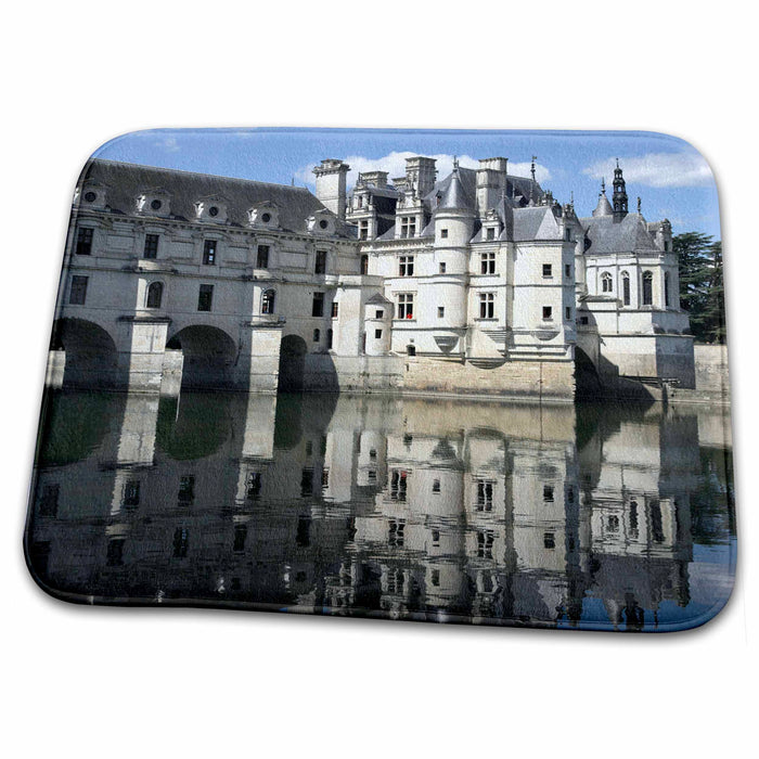 Dish Drying Mat - Chateau Chenonceaux. Loire Valley France - EU09 BBI0234 - Bruce Yuanyue Bi French Chateaus