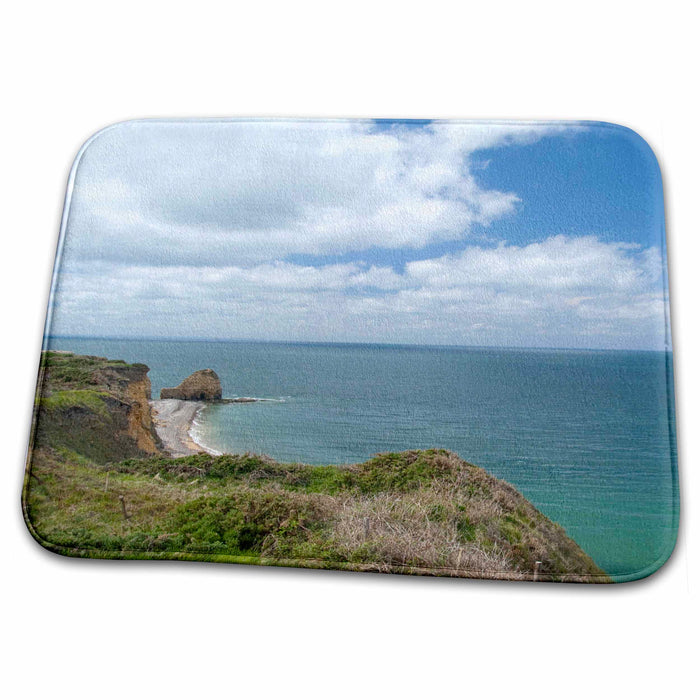 Dish Drying Mat - France, Normandy, Point du Hoc, WWII site - EU09 CMI0112 - Cindy Miller Hopkins WWII