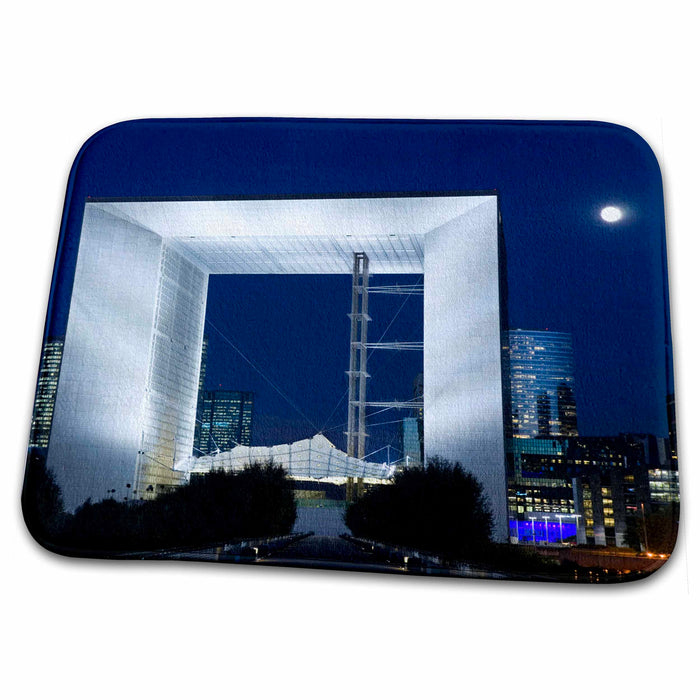 Dish Drying Mat - La Grande Arche, La Defense, Paris, France - EU09 DBN0393 - David Barnes Paris