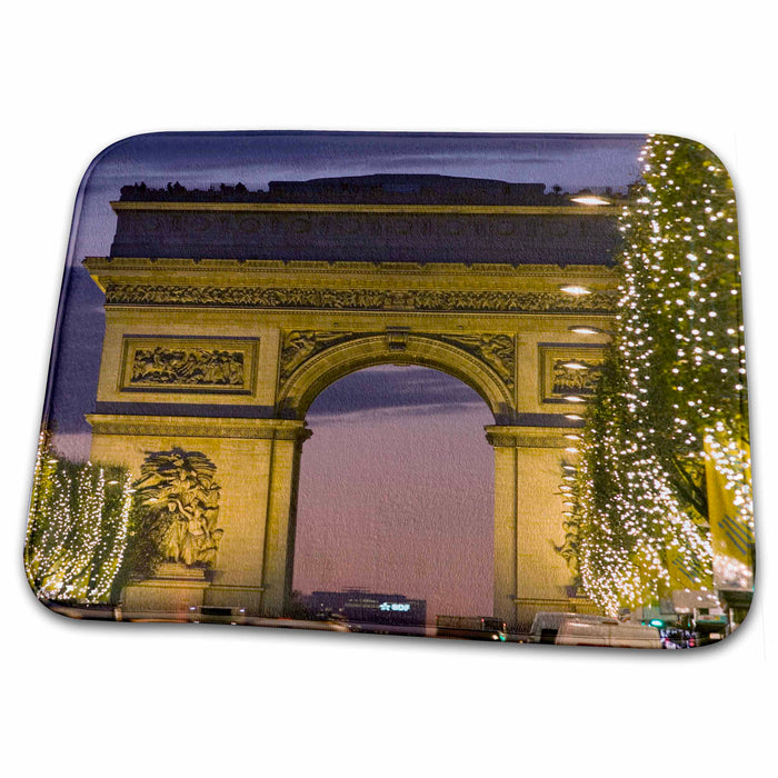 Dish Drying Mat - Champs Elysees, Arc de Triomphe, Paris, France - EU09 DBN0414 - David Barnes Paris