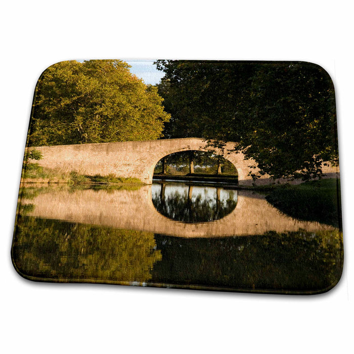 Dish Drying Mat - Canal du Midi, Aude, Languedoc, France - EU09 DBN0603 - David Barnes Canals