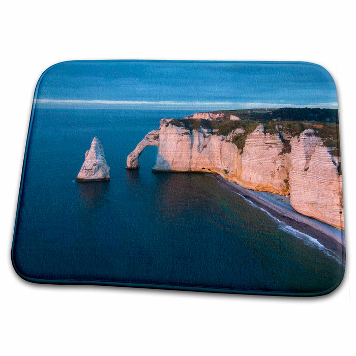 Dish Drying Mat - Normandy at Etretat, Cliffs, Seine Maritime, France - EU09 DBN0651 - David Barnes Normandy