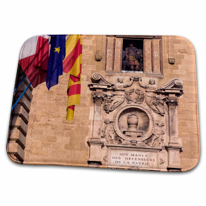 Dish Drying Mat - France, Provence, Aix en Provence, Tour de lHorloge - EU09 DBN0699 - David Barnes Provence