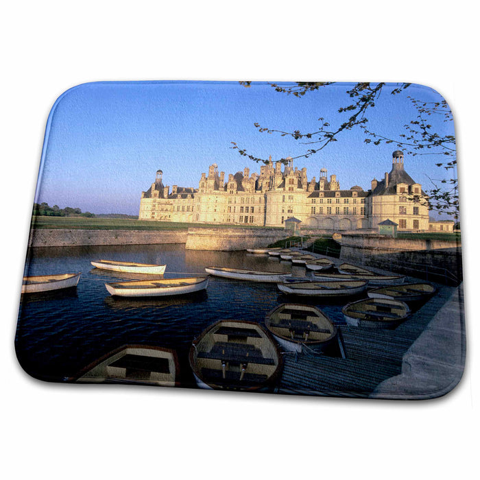 Dish Drying Mat - France, Centre, Loir et Cher, Chateau Chambord - EU09 DBN0738 - David Barnes French Chateaus