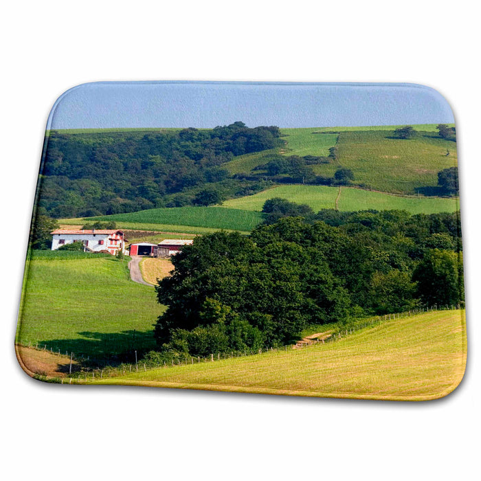 Dish Drying Mat - Farmland, Ainhoa, Pyrenees-Atlantiques, France - EU09 DFR0614 - David R. Frazier Farms