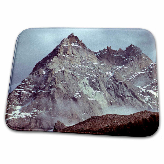 Dish Drying Mat - France, Chamonix, Aiguilles du Midi, Spires - EU09 RER0043 - Ric Ergenbright Mountains