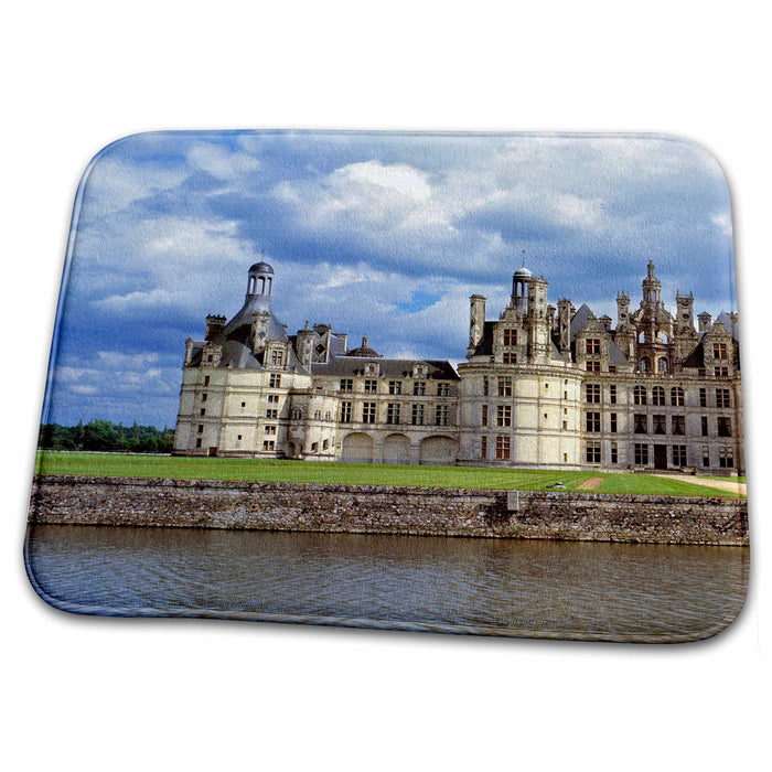 Dish Drying Mat - France, Loire, Chateau Chambord, Cosson River - EU09 RER0071 - Ric Ergenbright French Chateaus