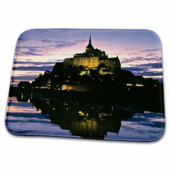 Dish Drying Mat - France, Le Mont St.-Michel, Normandy - EU09 RER0087 - Ric Ergenbright Normandy