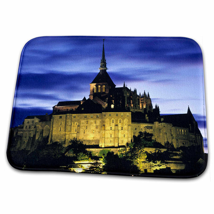 Dish Drying Mat - France, Le Mont St.-Michel, Normandy - EU09 RER0088 - Ric Ergenbright Normandy