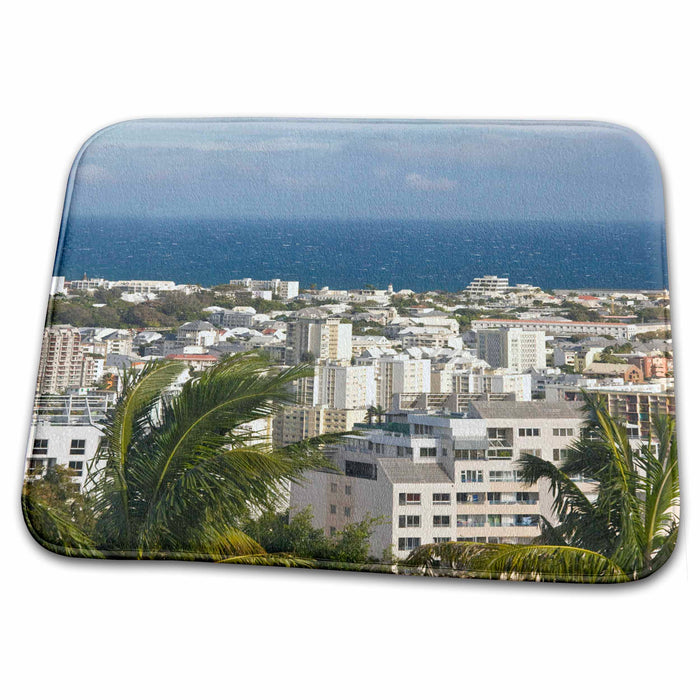 Dish Drying Mat - France, Reunion Island, St-Denis, morning - EU09 WBI1865 - Walter Bibikow France