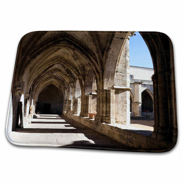 Dish Drying Mat - France, Beziers, Eglise St-Jacques church cloister - EU09 WBI2188 - Walter Bibikow Churches