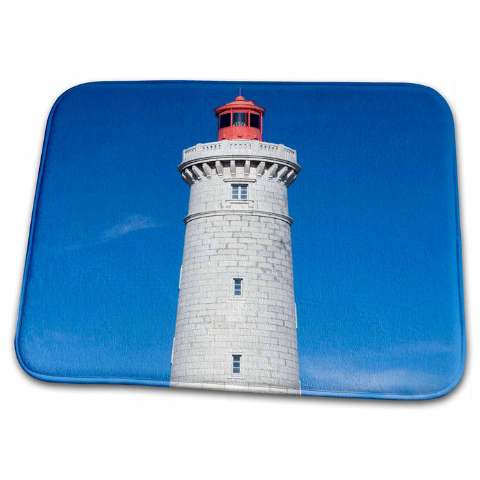 Dish Drying Mat - France, Sete, Mole St-Louis pier lighthouse - EU09 WBI2252 - Walter Bibikow Lighthouses