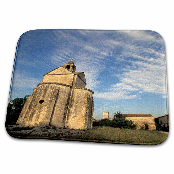 Dish Drying Mat - France, Arles, Abbaye de Monmajour, Church - EU09 WBI3330 - Walter Bibikow Churches