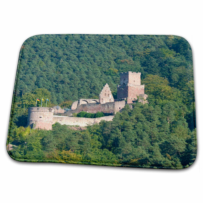 Dish Drying Mat - Germany, Franconai, Castle, Main River - EU10 CMI0128 - Cindy Miller Hopkins Castles