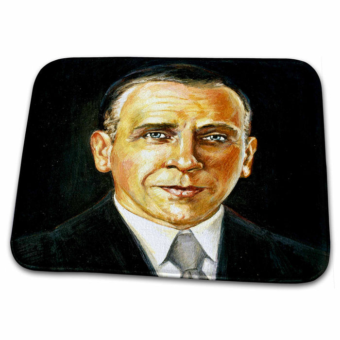 Dish Drying Mat - Historical Art portrait, WEGENER, Alfred Lothar, Scientist - EU10 PRI0010 - Prisma Paintings