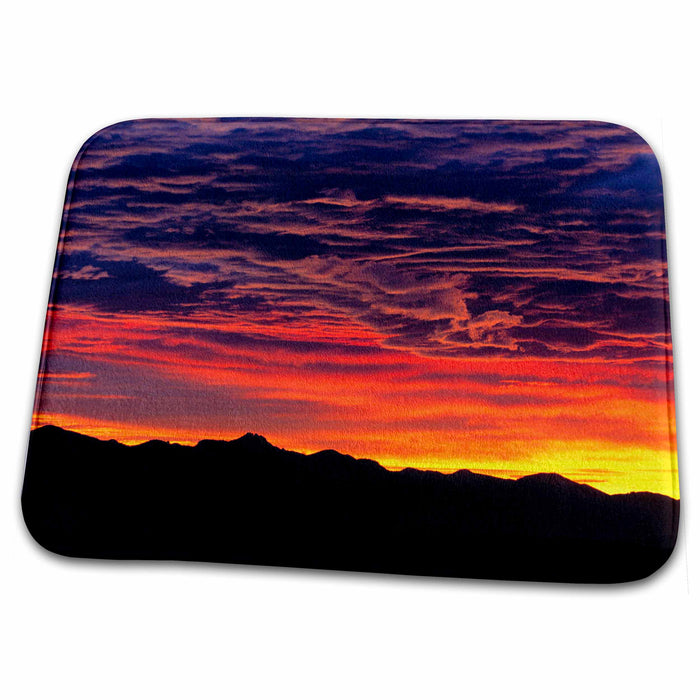 Dish Drying Mat - Germany, Bavaria, Bavarian Alps, Chiemsee, sunset - EU10 RER0006 - Ric Ergenbright Sunsets