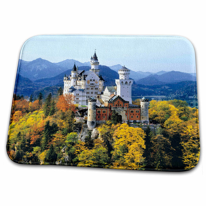 Dish Drying Mat - Neuschwanstein castle, Bavaria, Germany - EU10 RER0071 - Ric Ergenbright Castles