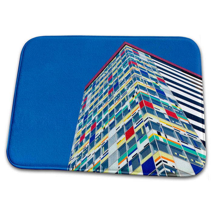 Dish Drying Mat - Germany, Dusseldorf, Colorium, modern building - EU10 WBI0915 - Walter Bibikow Modern Buildings