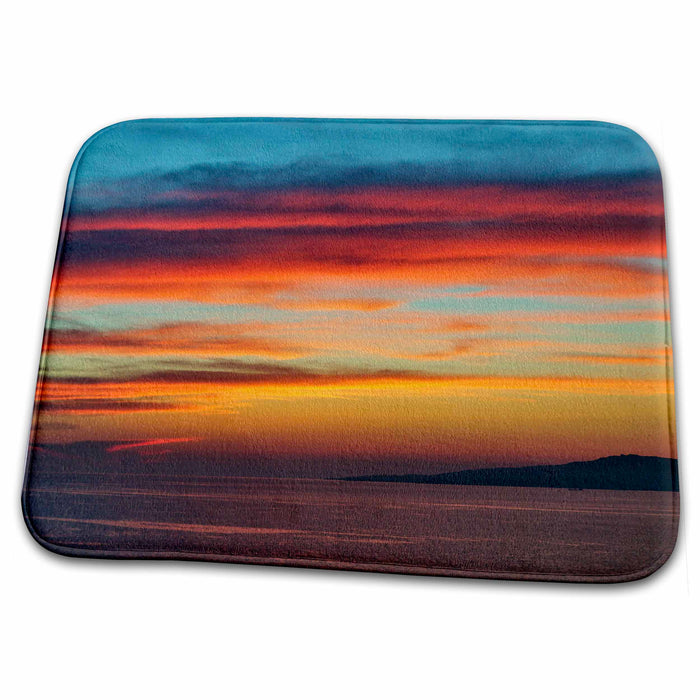 Dish Drying Mat - Sunset, Mykonos, Greece - EU12 AJE0079 - Adam Jones Sunsets