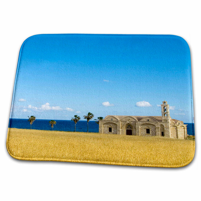 Dish Drying Mat - Cyprus, Karpas peninsula, Ayios Thyrsos church - EU12 APA0054 - Aldo Pavan Churches