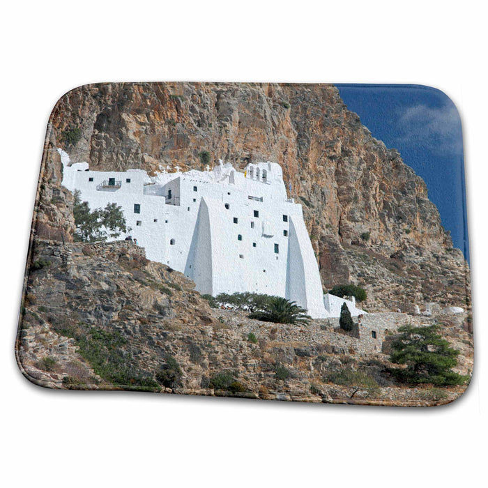 Dish Drying Mat - Greece, Hozoviotissa Greek Orthodox Monastery - EU12 BJA0234 - Jaynes Gallery Monasteries