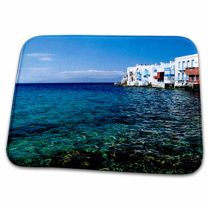 Dish Drying Mat - Greece, Aegean Sea, Mykonos Waterfront homes - EU12 CMI0193 - Cindy Miller Hopkins Greek Islands