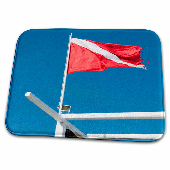 Dish Drying Mat - Diving Flag, Mykonos, Cyclades, Greece - EU12 SPI0001 - Sergio Pitamitz Flags