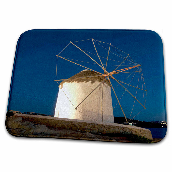 Dish Drying Mat - Windmill, Chora, Mykonos, Cyclades, Greece - EU12 SPI0067 - Sergio Pitamitz Windmills