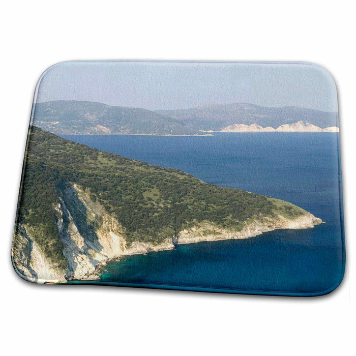 Dish Drying Mat - GREECE, Ionian Islands, KEFALONIA Myrtos coastline - EU12 WBI0363 - Walter Bibikow Coastlines