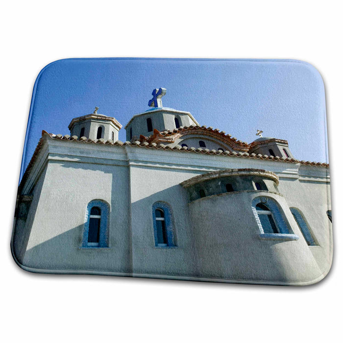 Dish Drying Mat - GREECE, Aegean Islands, SAMOS, Agia Triada Church - EU12 WBI0935 - Walter Bibikow Churches