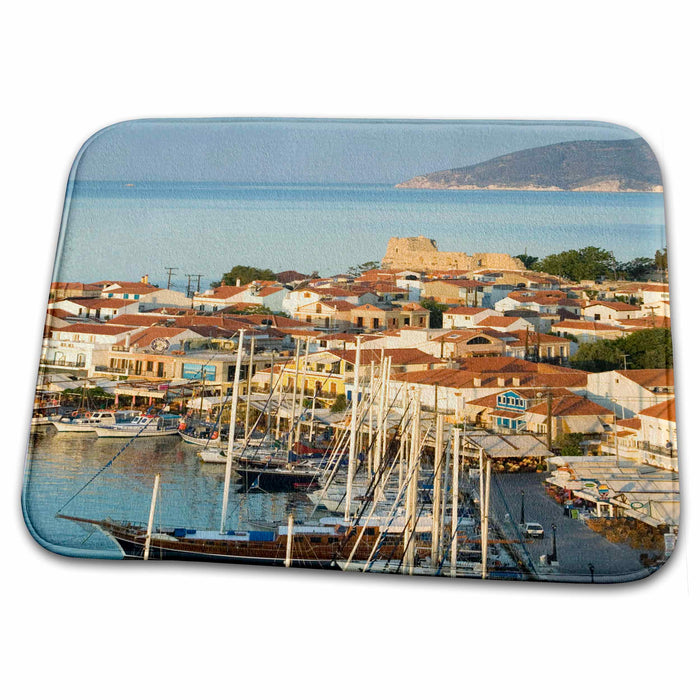 Dish Drying Mat - GREECE, Aegean Islands, SAMOS, Pythagorio Harbor - EU12 WBI0969 - Walter Bibikow Harbors