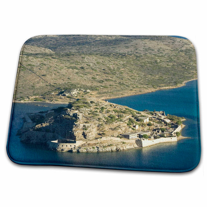 Dish Drying Mat - GREECE, CRETE, Lasithi, Plaka Spinalonga Island - EU12 WBI1525 - Walter Bibikow Greek Islands